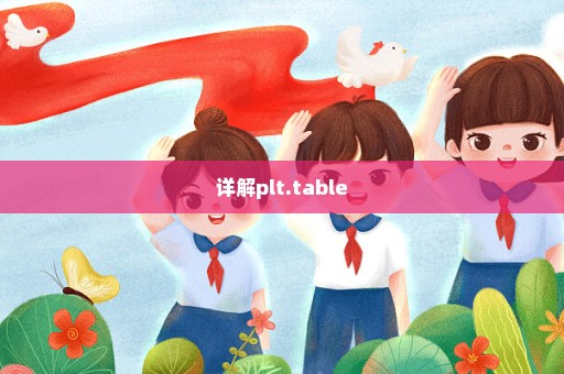 详解plt.table