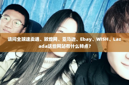 请问全球速卖通、敦煌网、亚马逊、Ebay、WISH、Lazada这些网站有什么特点？