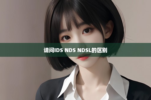 请问IDS NDS NDSL的区别