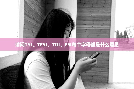 请问TSI、TFSI、TDI、FSI每个字母都是什么意思