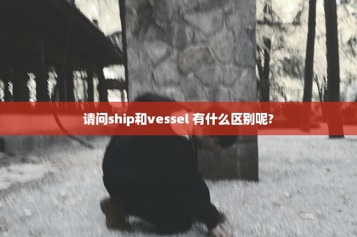 请问ship和vessel 有什么区别呢?