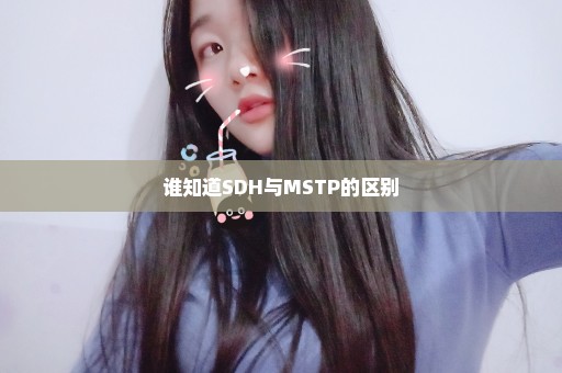 谁知道SDH与MSTP的区别