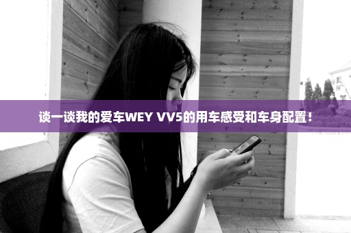 谈一谈我的爱车WEY VV5的用车感受和车身配置！