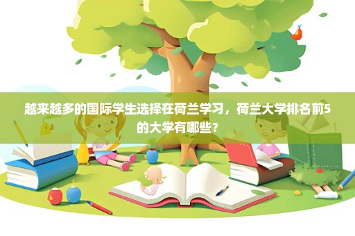 越来越多的国际学生选择在荷兰学习，荷兰大学排名前5的大学有哪些？