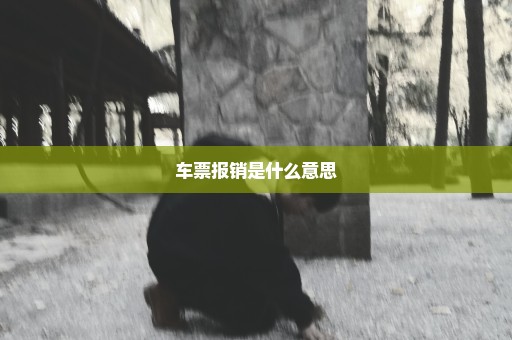 车票报销是什么意思