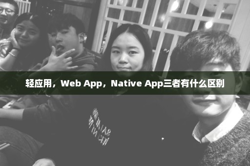 轻应用，Web App，Native App三者有什么区别