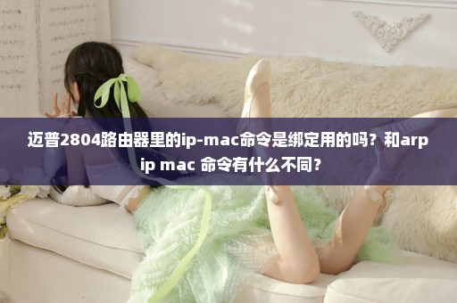 迈普2804路由器里的ip-mac命令是绑定用的吗？和arp ip mac 命令有什么不同？