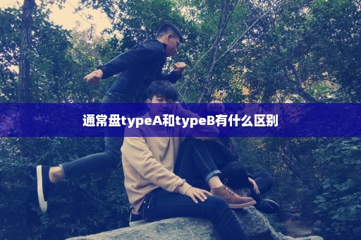 通常盘typeA和typeB有什么区别