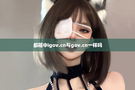 邮箱中igov.cn与gov.cn一样吗