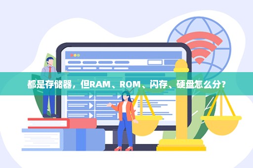 都是存储器，但RAM、ROM、闪存、硬盘怎么分？