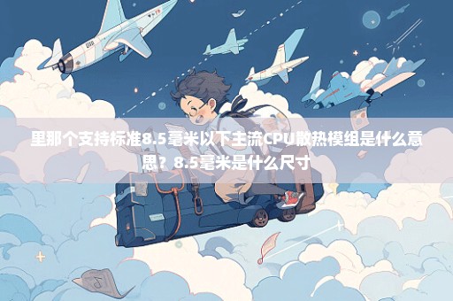 里那个支持标准8.5毫米以下主流CPU散热模组是什么意思？8.5毫米是什么尺寸