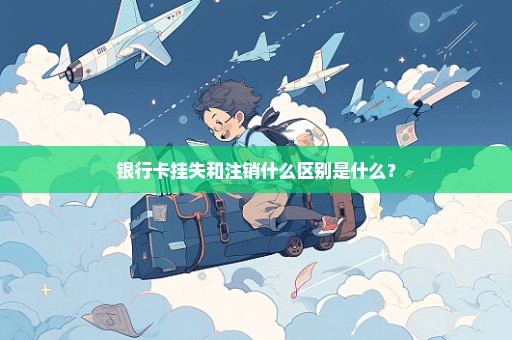 银行卡挂失和注销什么区别是什么？