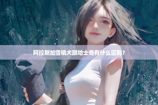 阿拉斯加雪橇犬跟哈士奇有什么区别？