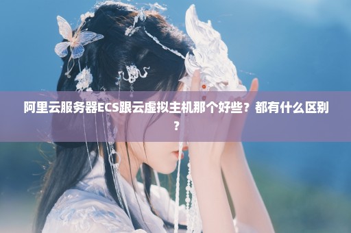 阿里云服务器ECS跟云虚拟主机那个好些？都有什么区别？