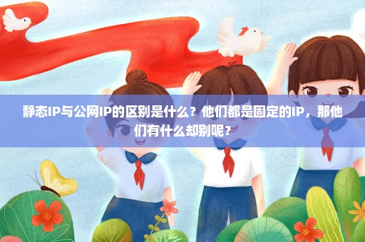 静态IP与公网IP的区别是什么？他们都是固定的IP，那他们有什么却别呢？