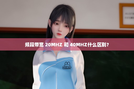 频段带宽 20MHZ 和 40MHZ什么区别？