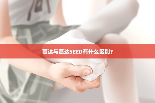 高达与高达SEED有什么区别？