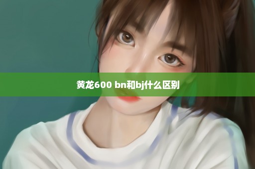 黄龙600 bn和bj什么区别