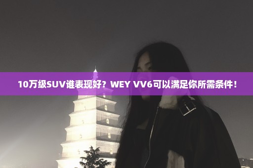 10万级SUV谁表现好？WEY VV6可以满足你所需条件！