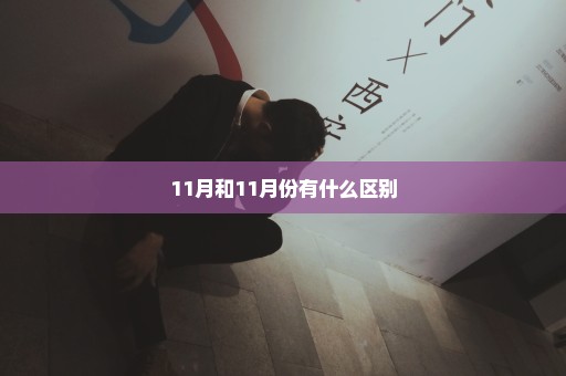 11月和11月份有什么区别