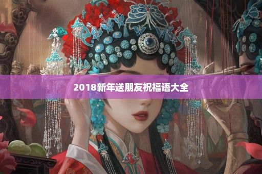 2018新年送朋友祝福语大全