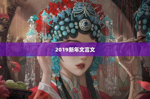 2019新年文言文