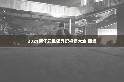 2021新年元旦领导祝福语大全 简短