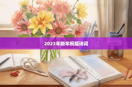 2023年新年祝福诗词