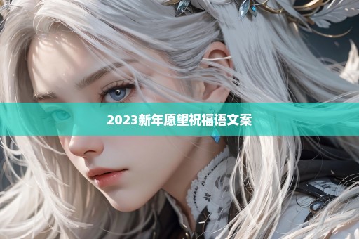 2023新年愿望祝福语文案