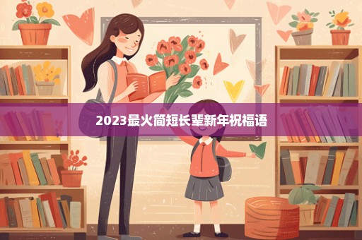 2023最火简短长辈新年祝福语