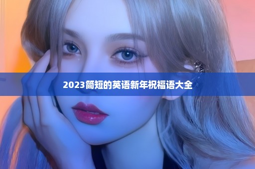 2023简短的英语新年祝福语大全