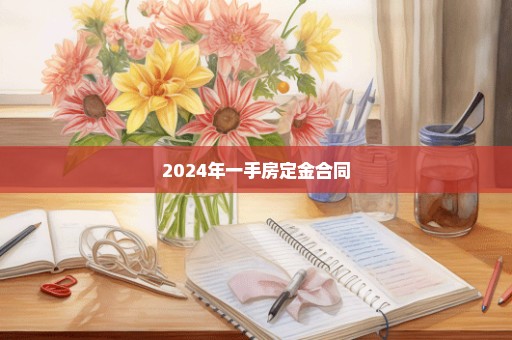 2024年一手房定金合同