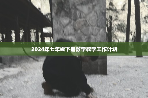 2024年七年级下册数学教学工作计划