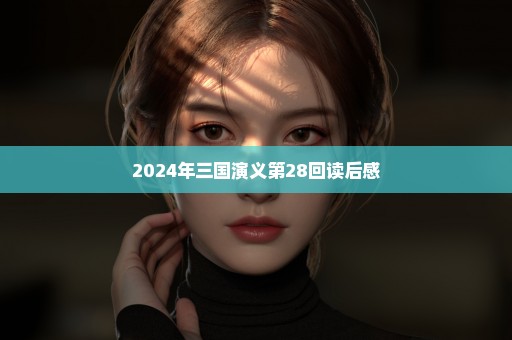 2024年三国演义第28回读后感