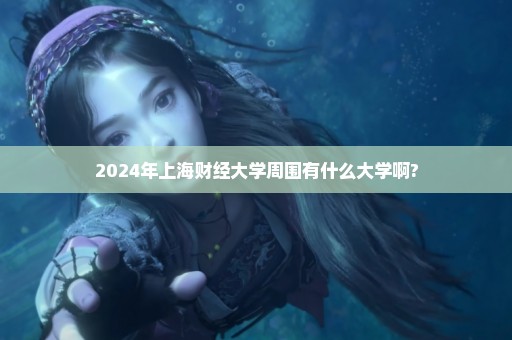 2024年上海财经大学周围有什么大学啊?