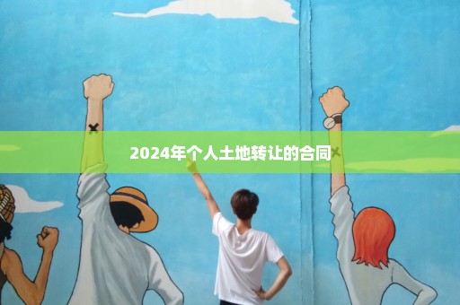 2024年个人土地转让的合同