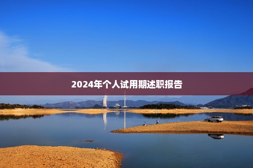 2024年个人试用期述职报告