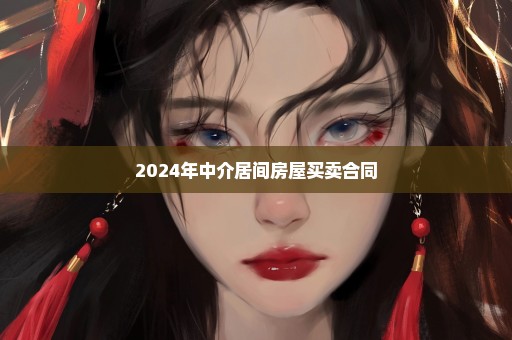 2024年中介居间房屋买卖合同