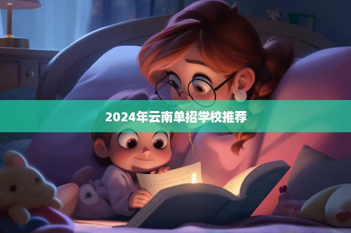 2024年云南单招学校推荐