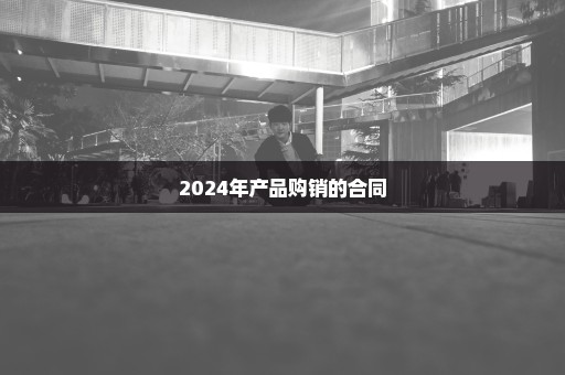 2024年产品购销的合同