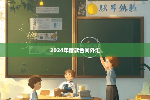 2024年借款合同外汇