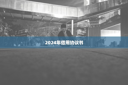 2024年借用协议书