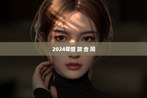 2024年借 款 合 同