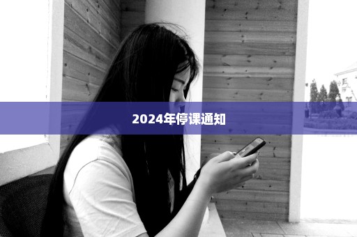 2024年停课通知