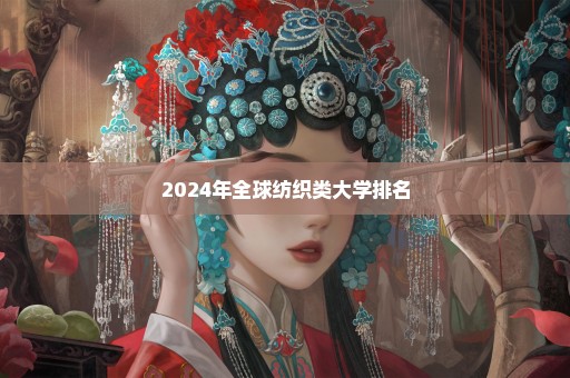 2024年全球纺织类大学排名