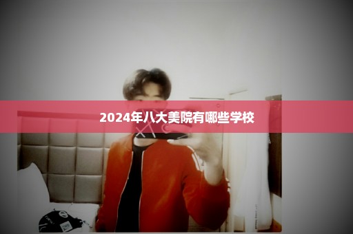 2024年八大美院有哪些学校