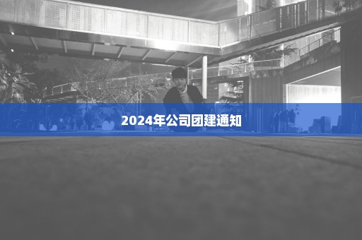 2024年公司团建通知