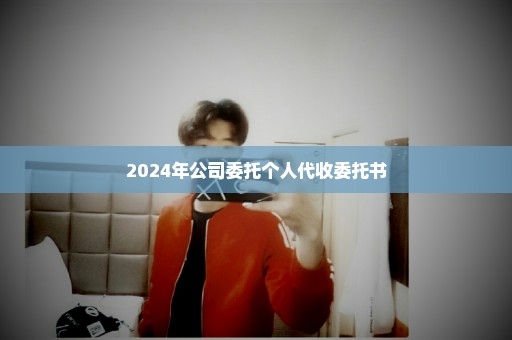 2024年公司委托个人代收委托书