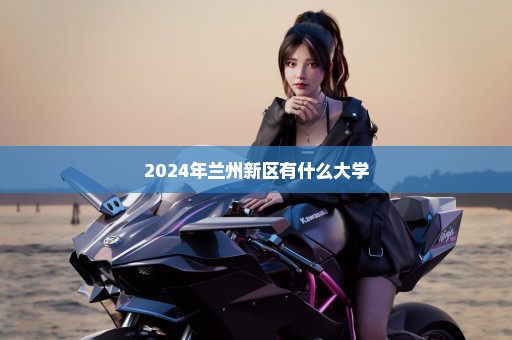 2024年兰州新区有什么大学