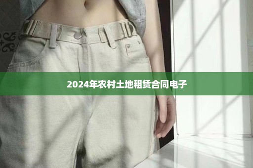 2024年农村土地租赁合同电子